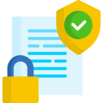 Compliance icon for garage door safety code standards