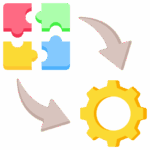 Garage door component and parts icon