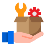 Customer service icon for garage door support