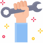 Handshake icon representing garage door service commitment