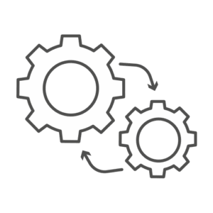 Smart garage door technology icon