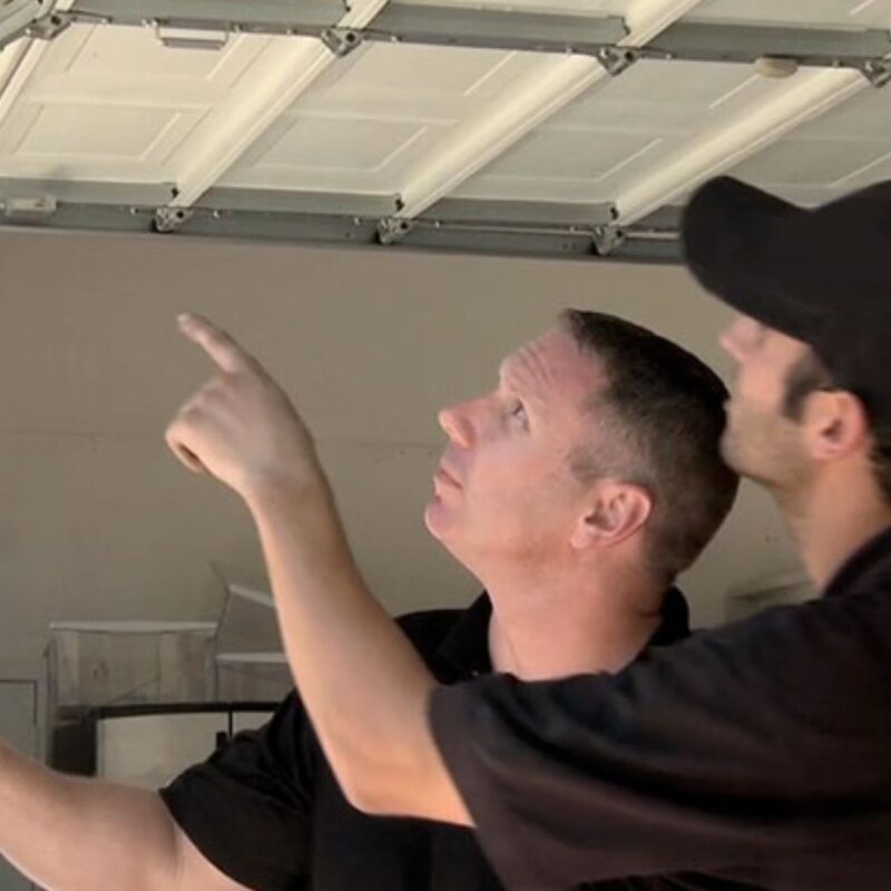 Garage door parts and hardware inventory at The Garage Door Authority