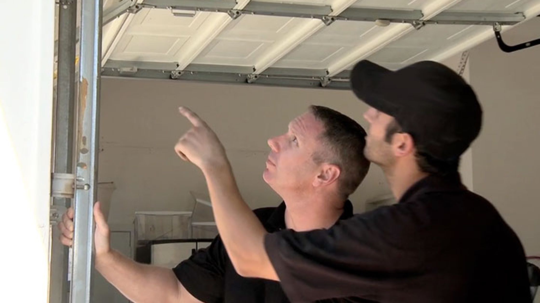 Garage door parts and hardware inventory at The Garage Door Authority