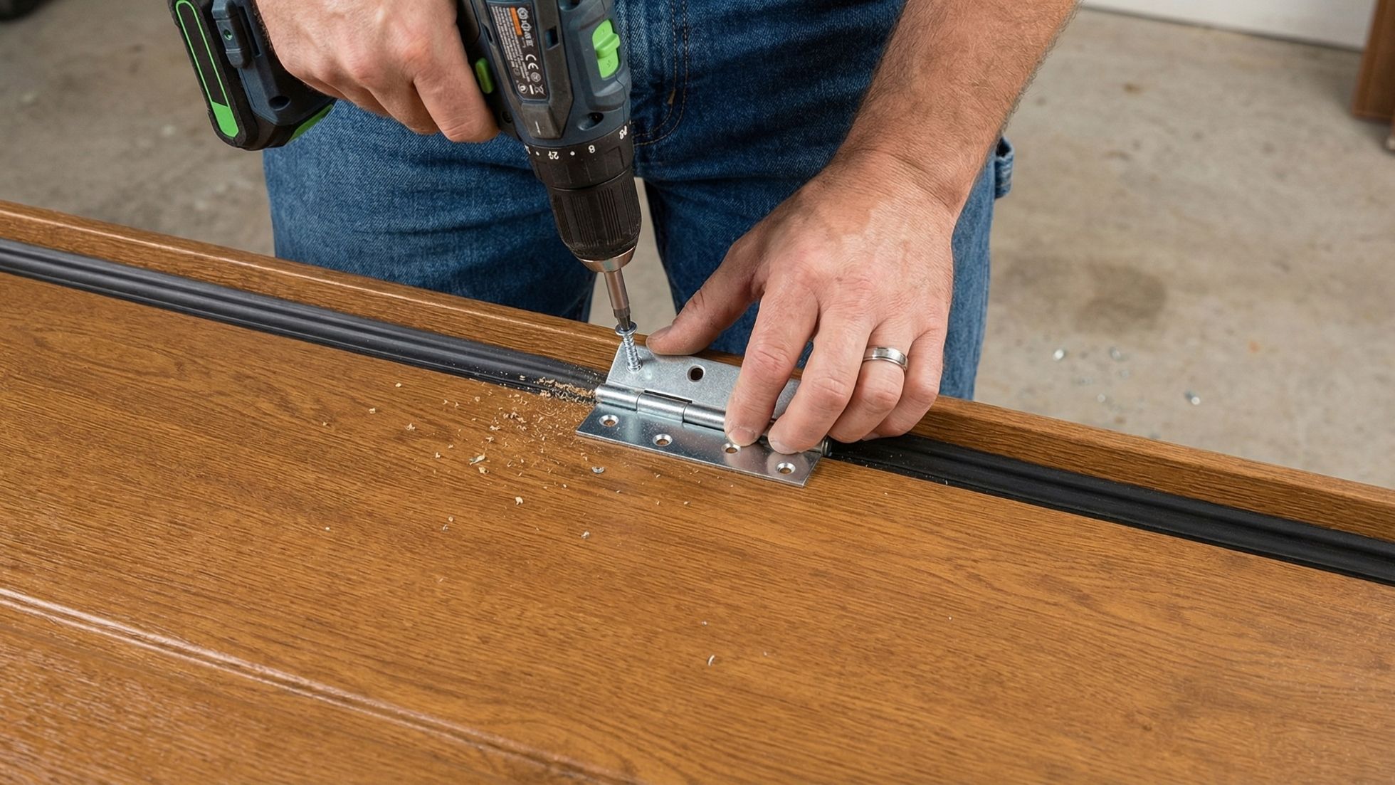 Garage door repair service photo by The Garage Door Authority